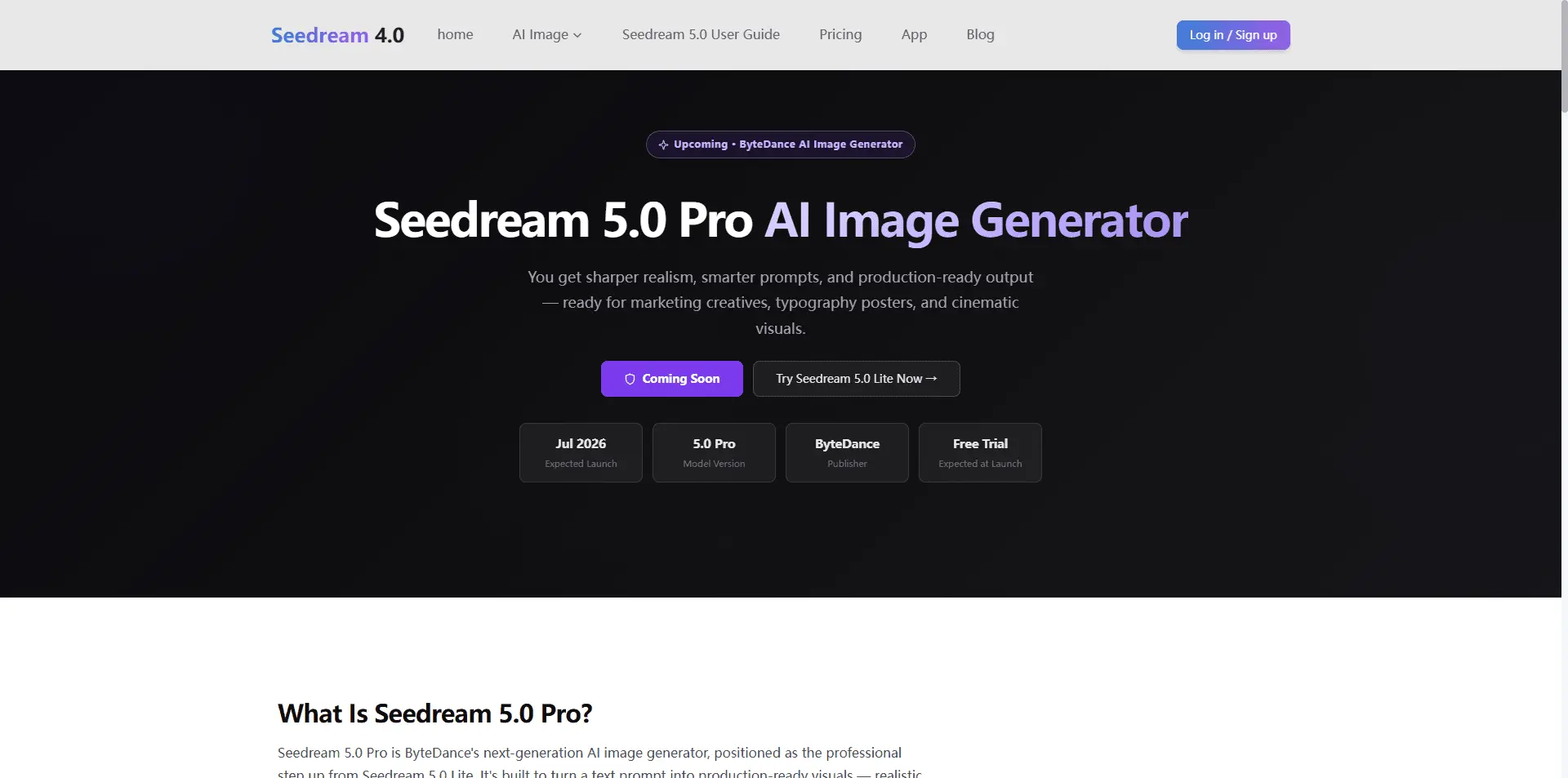Screenshot 1 of Seedream 5.0 Pro