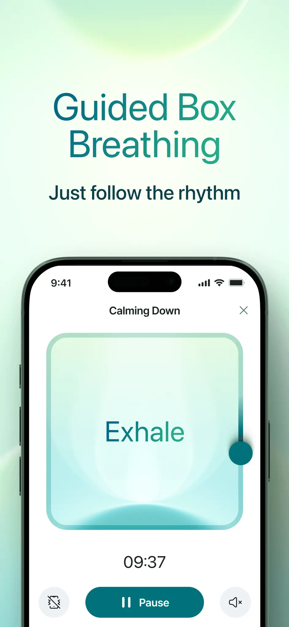 Screenshot 2 of Box breathing - breathcode