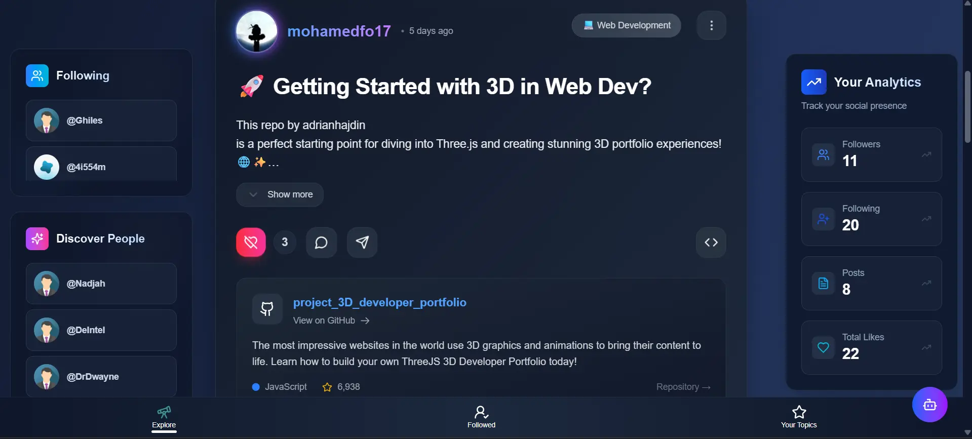 Screenshot 2 of DevConnect
