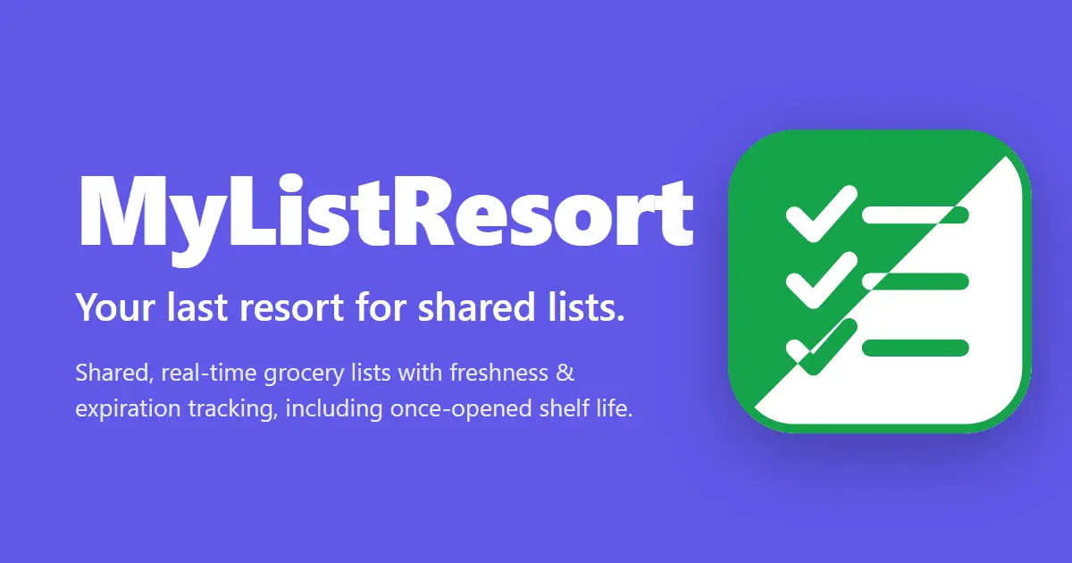 Screenshot 1 of MyListResort