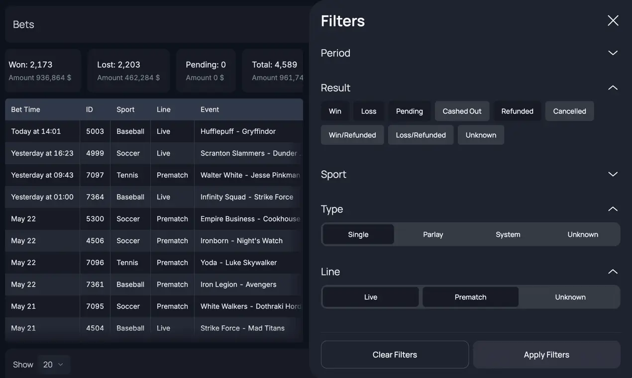 Screenshot 3 of BetMetrics