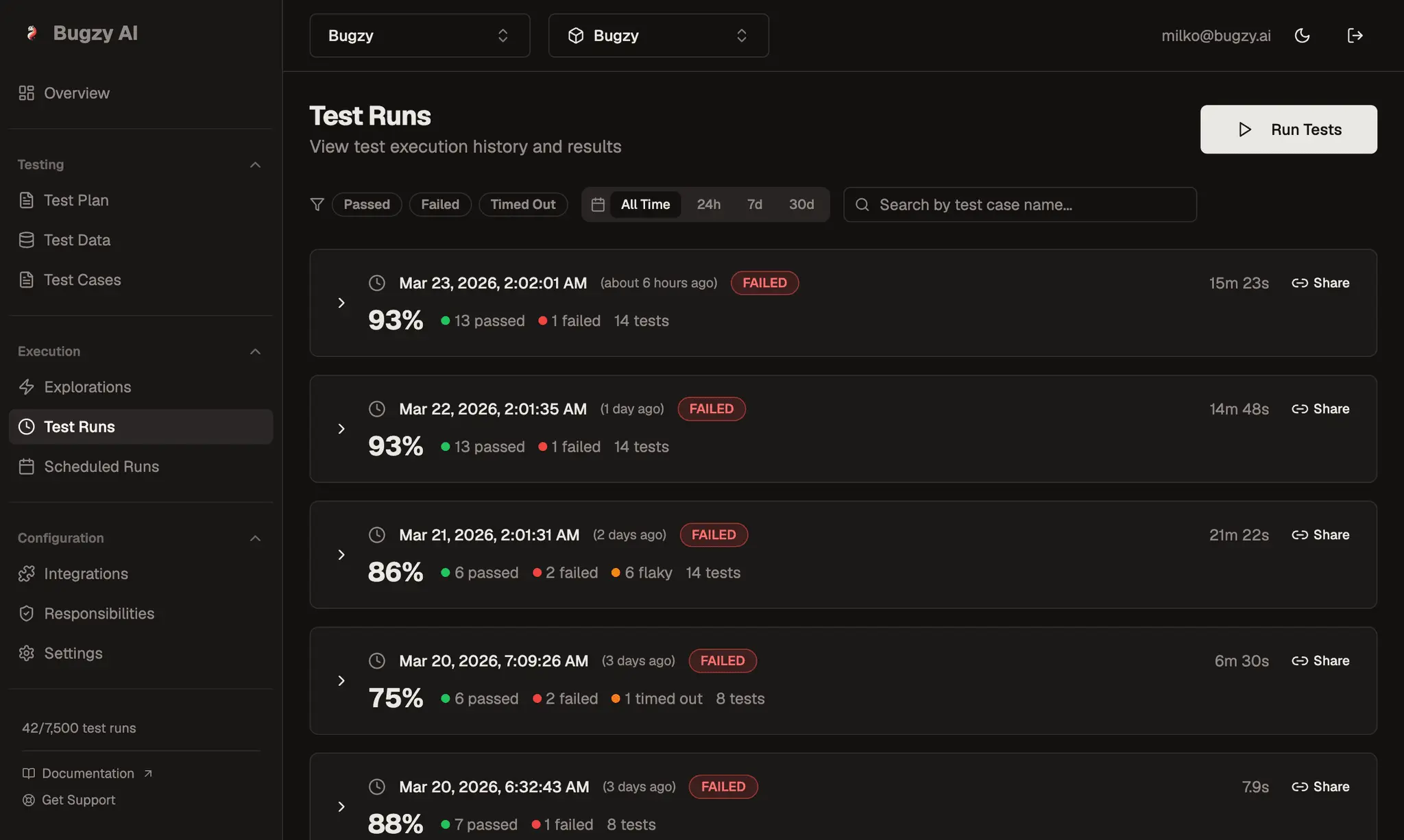 Screenshot 6 of Bugzy AI