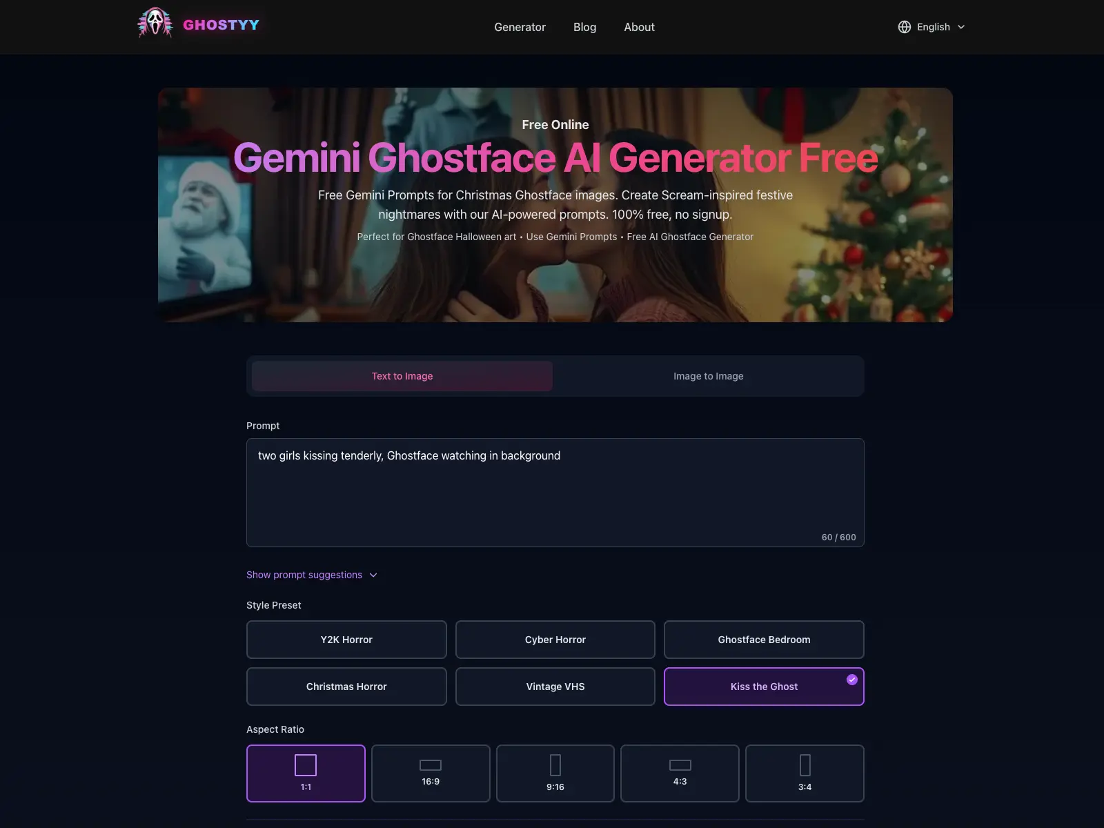 Screenshot 2 of Ghostface AI Generator - Dreamy Y2K