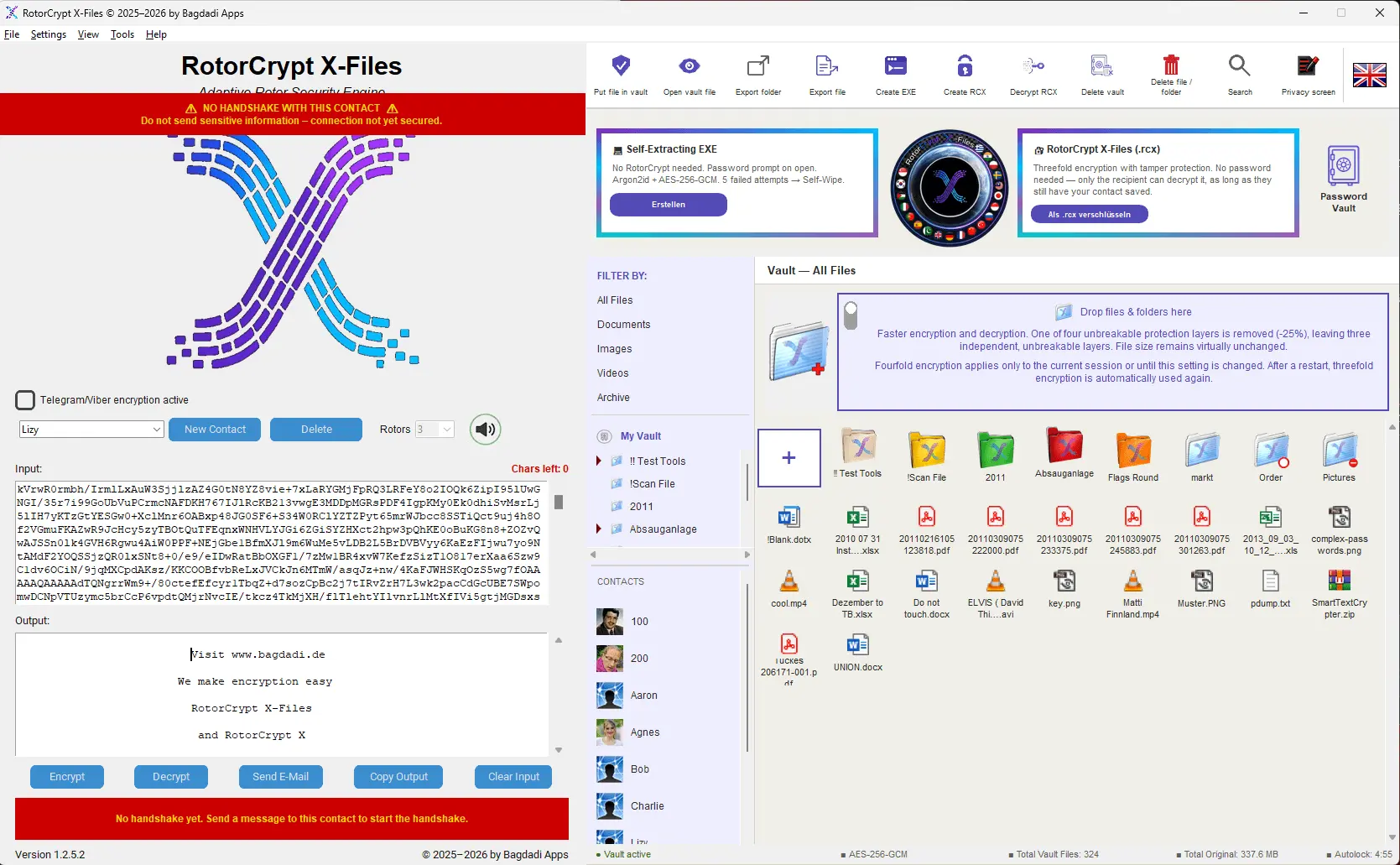 Screenshot 3 of RotorCrypt X-Files