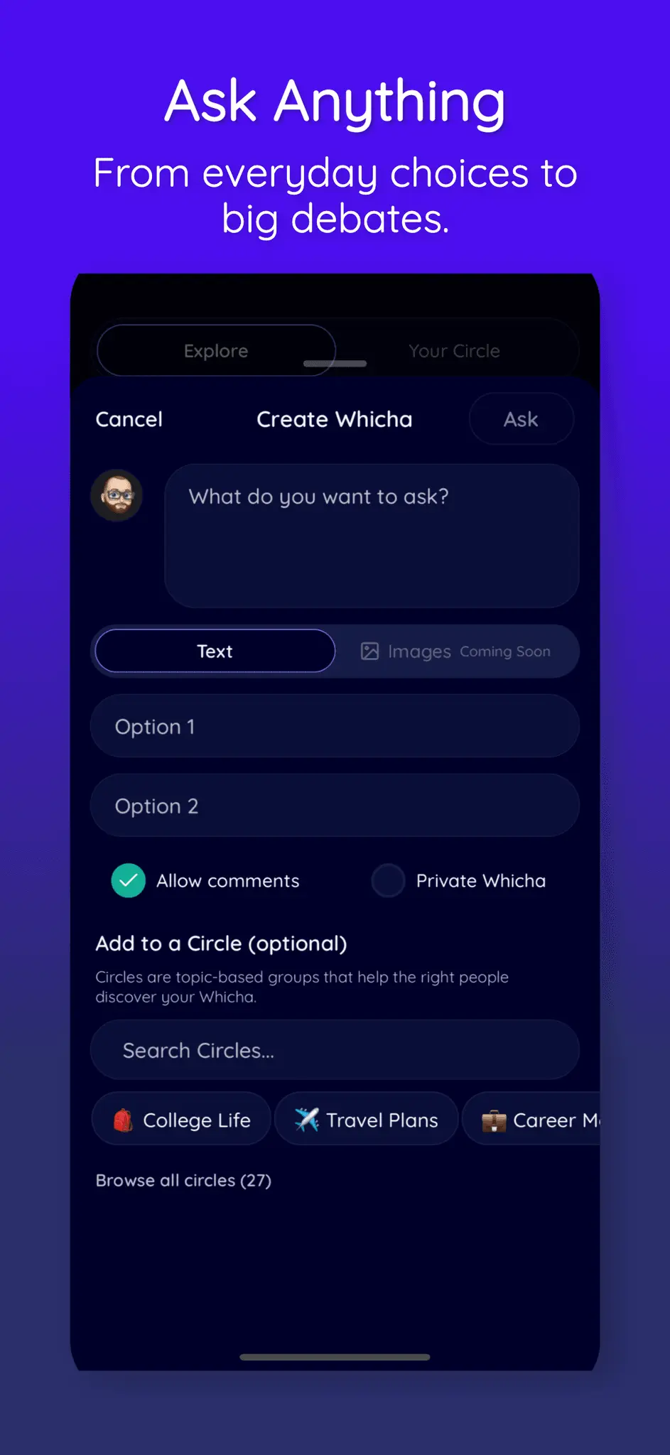 Screenshot 4 of Whicha Polling App