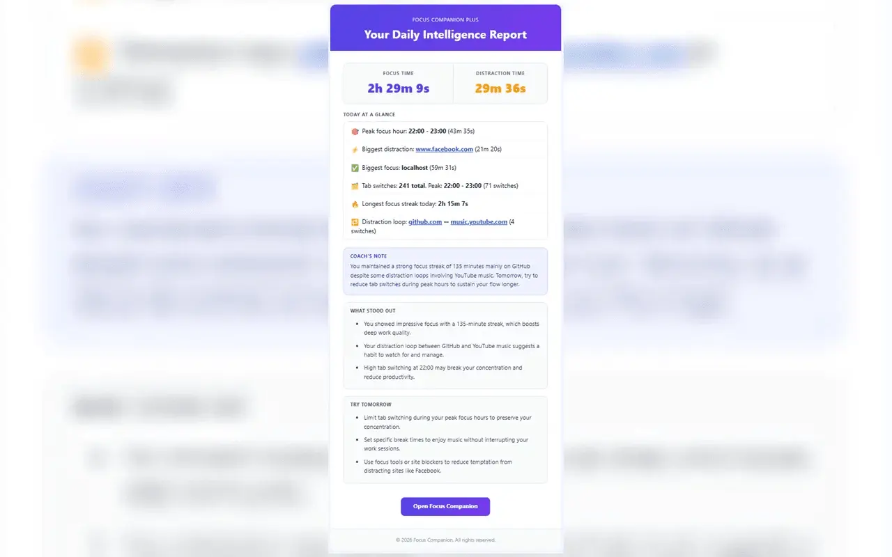 Screenshot 5 of Focus Companion