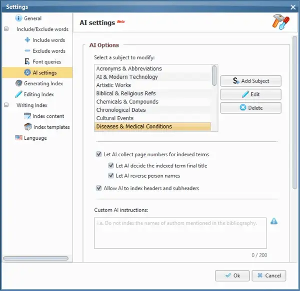 Screenshot 1 of PDF Index Generator