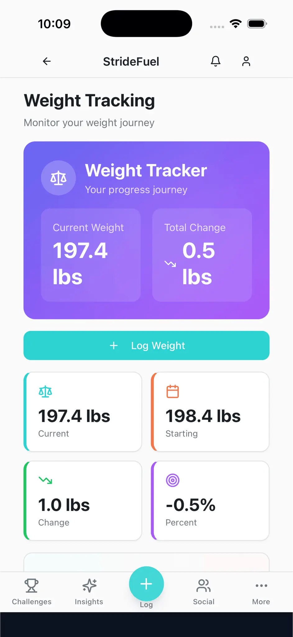 Screenshot 7 of StrideFuel