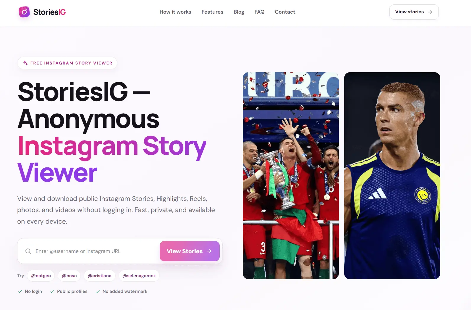 Screenshot 1 of StoriesIG