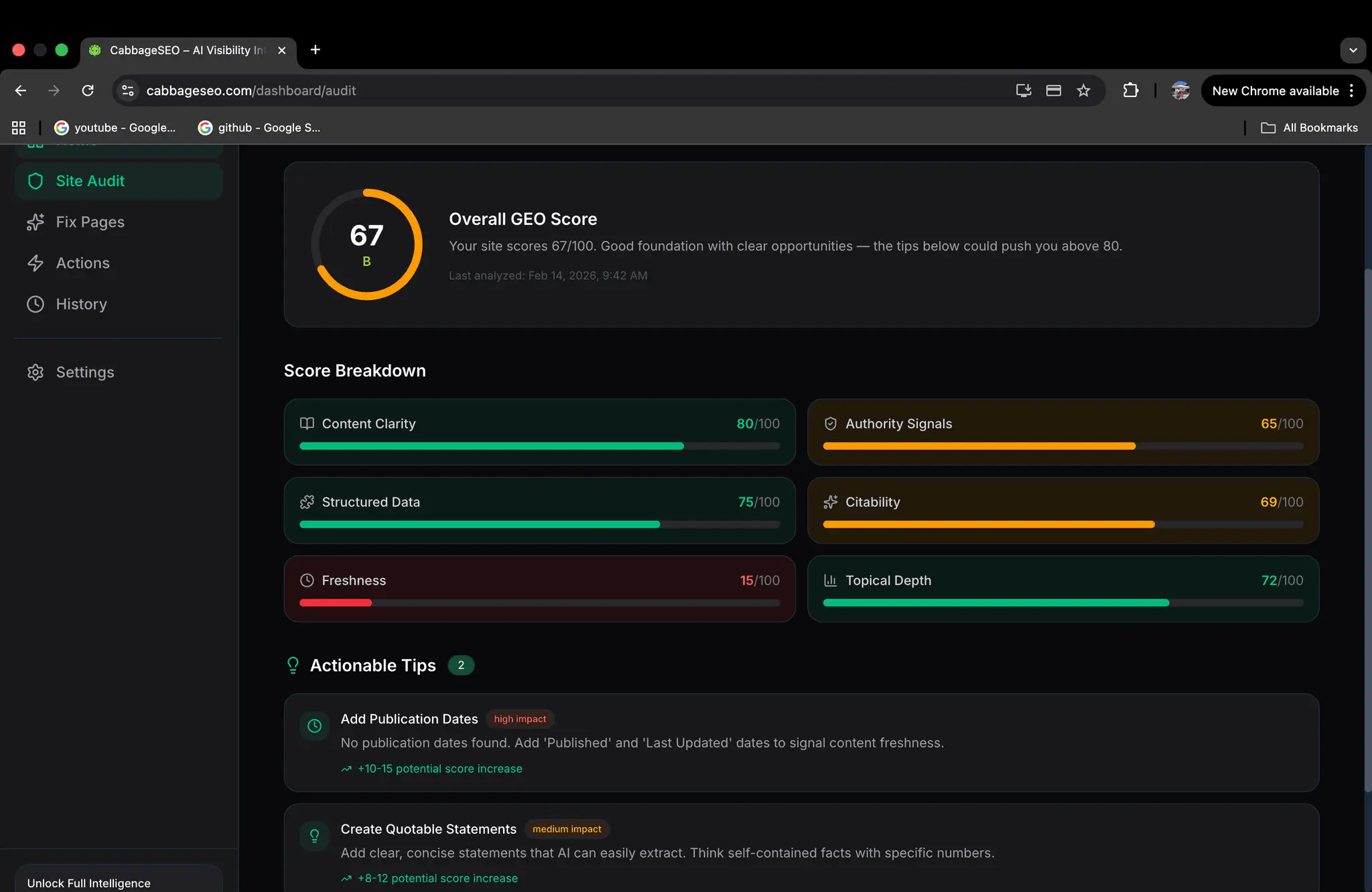Screenshot 4 of cabbageSEO