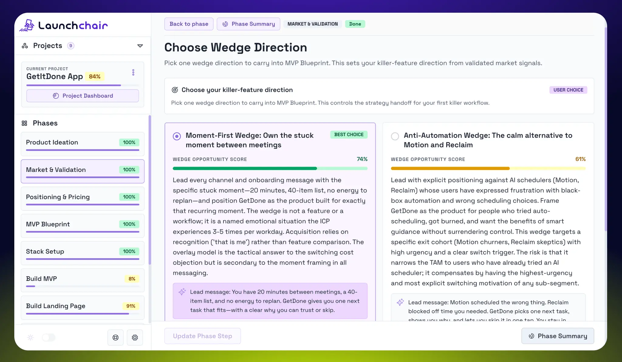 Screenshot 3 of LaunchChair