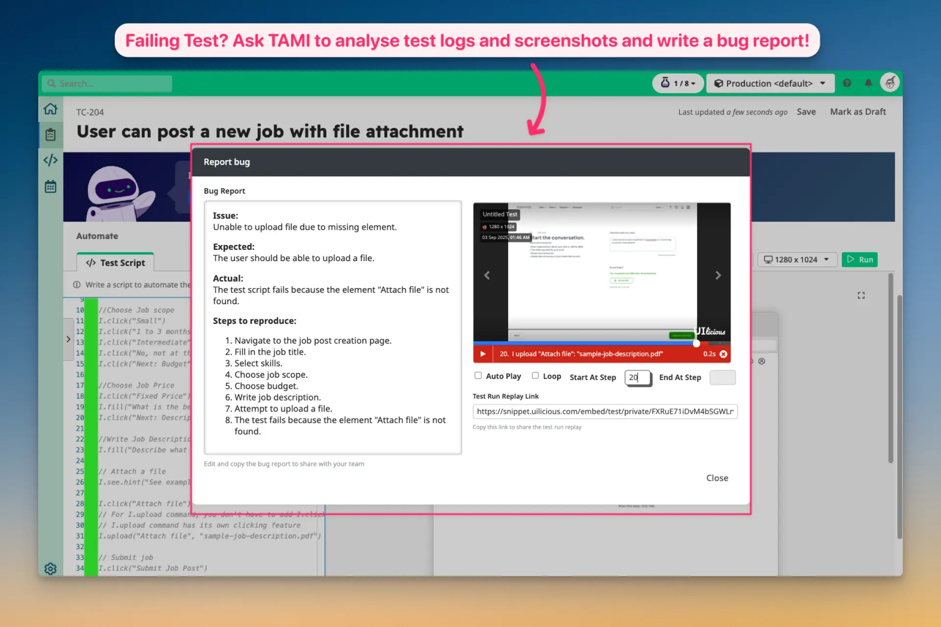 Screenshot 1 of TAMI Studio