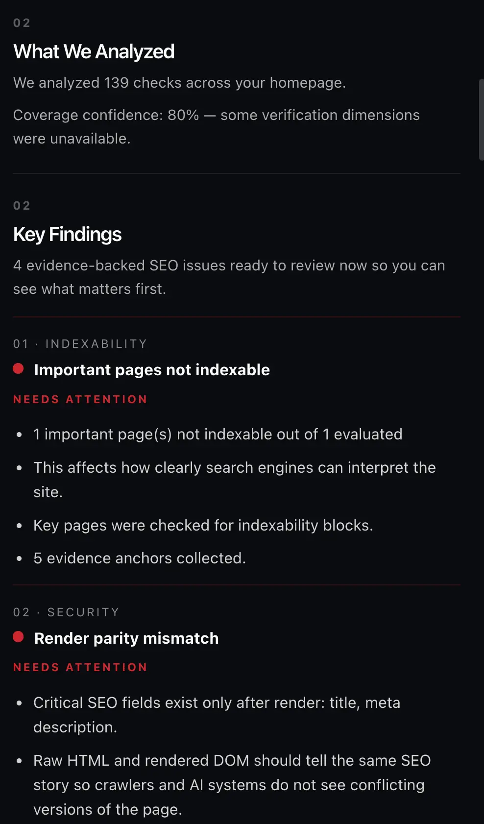 Screenshot 3 of SEOReport