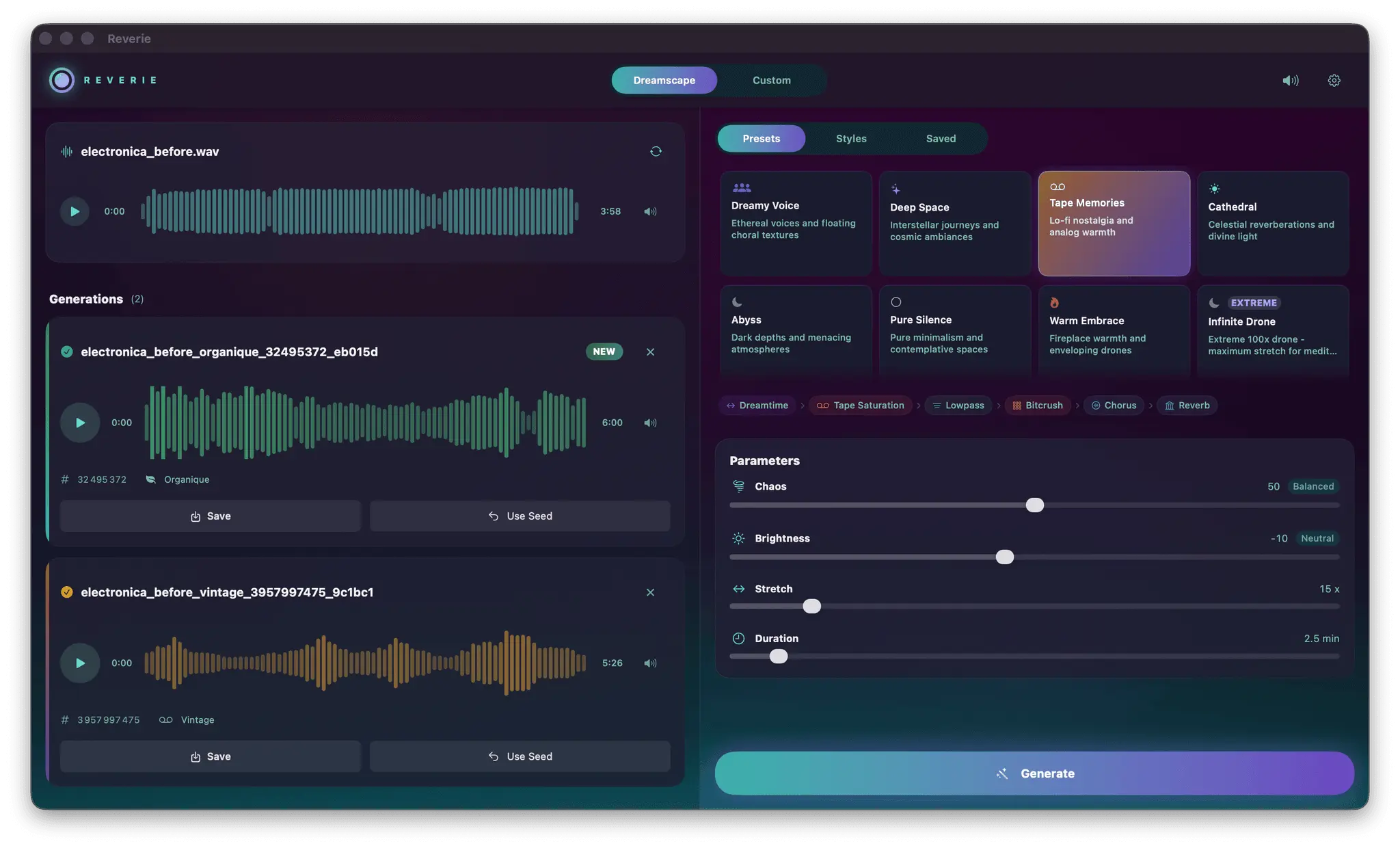 Screenshot 1 of Reverie