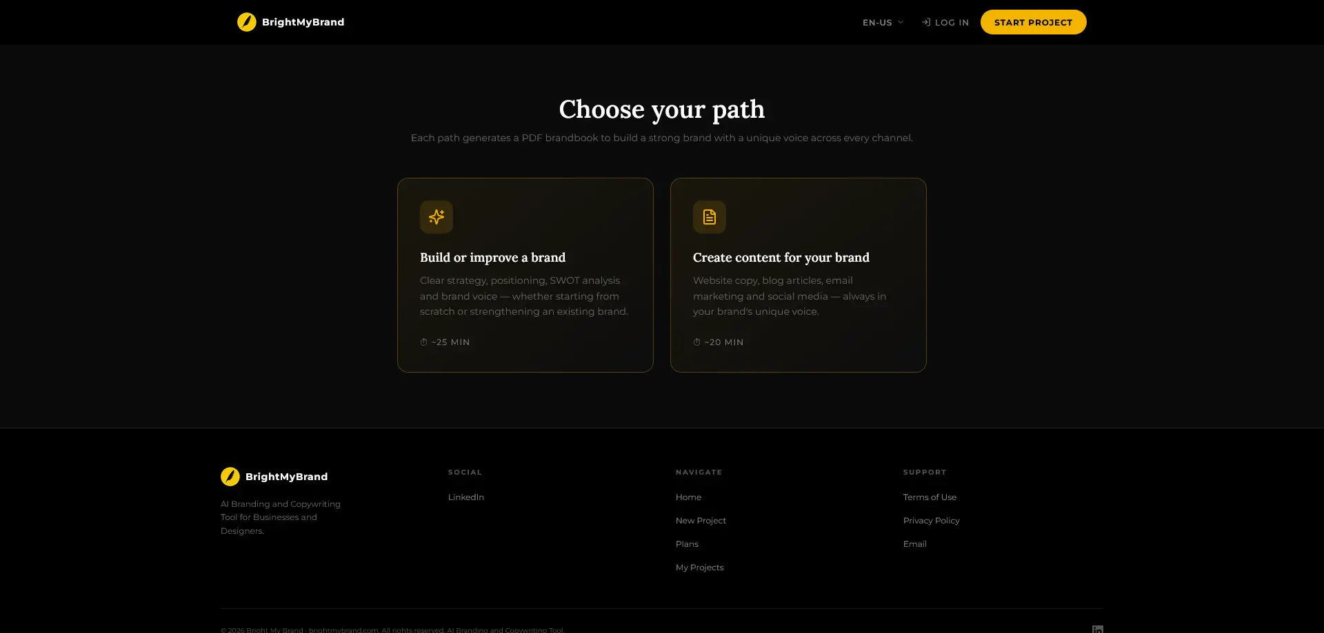 Screenshot 1 of Bright My Brand