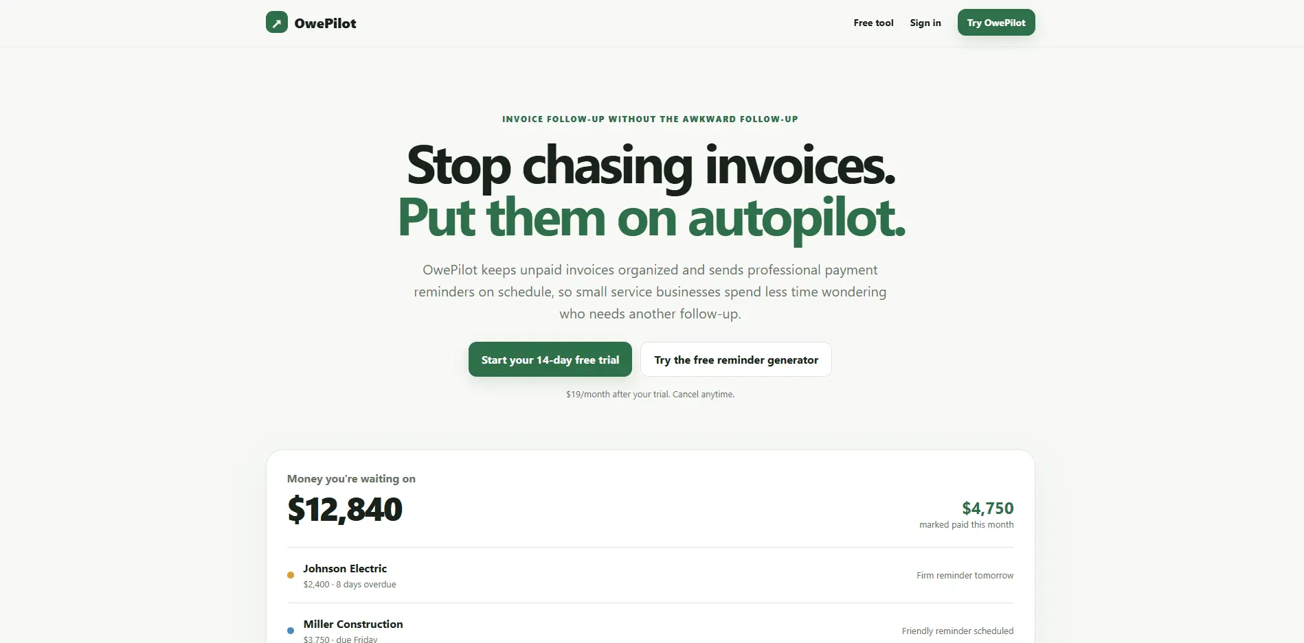 Screenshot 6 of OwePilot