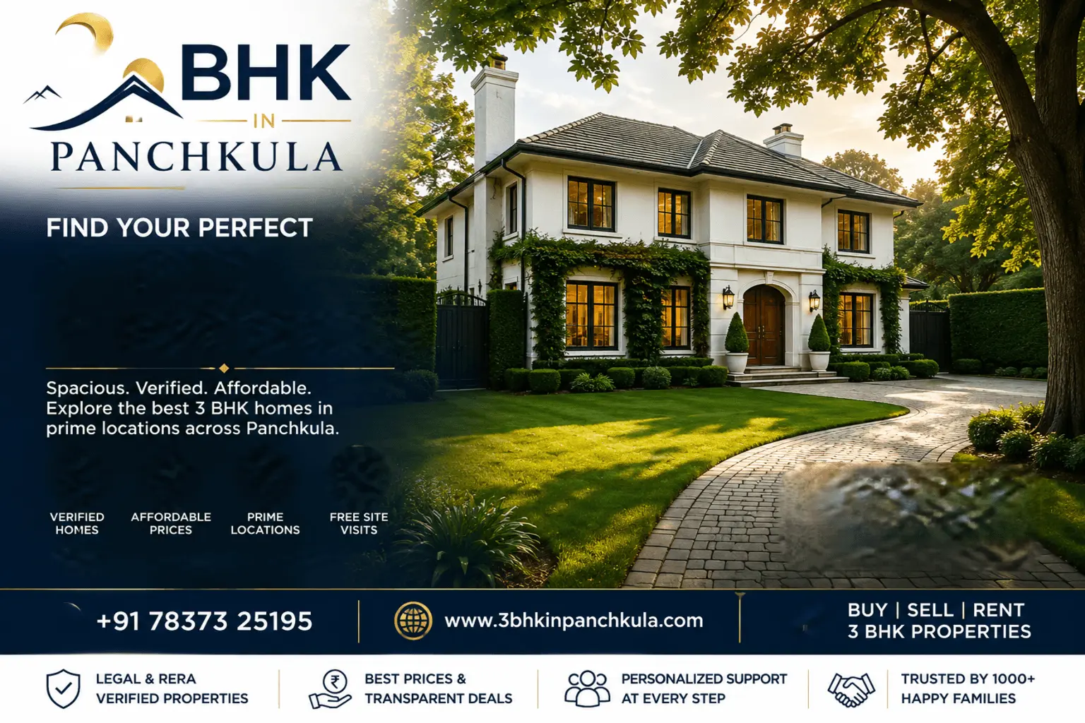 Screenshot 1 of 3BHK in Panchkula