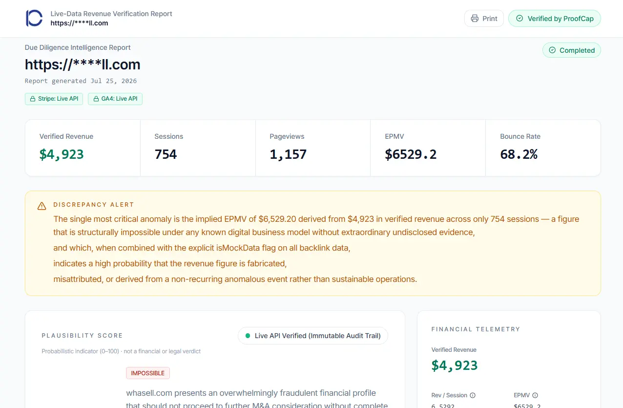 Screenshot 1 of ProofCap
