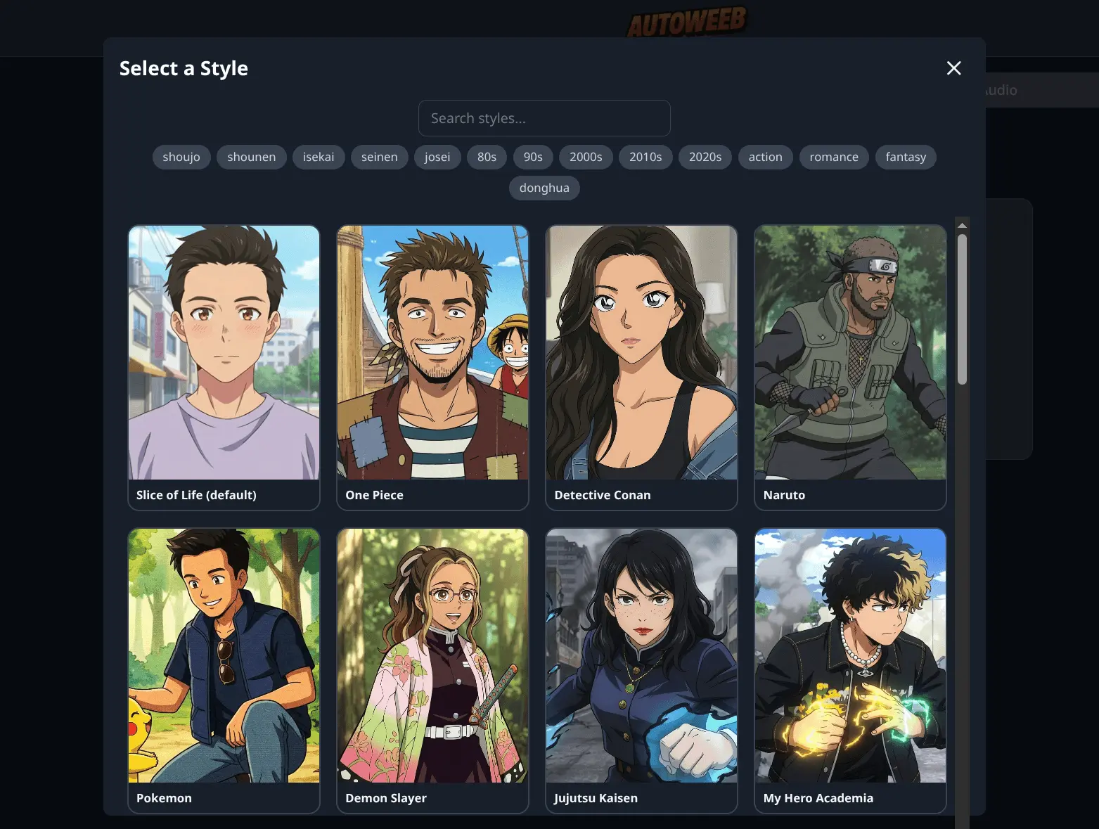 Screenshot 5 of AutoWeeb — AI Anime Production Software