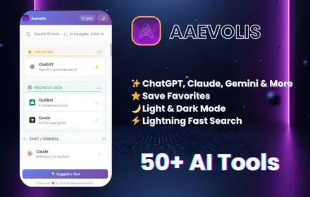 Screenshot 7 of Aaevolis AI Tools Hub