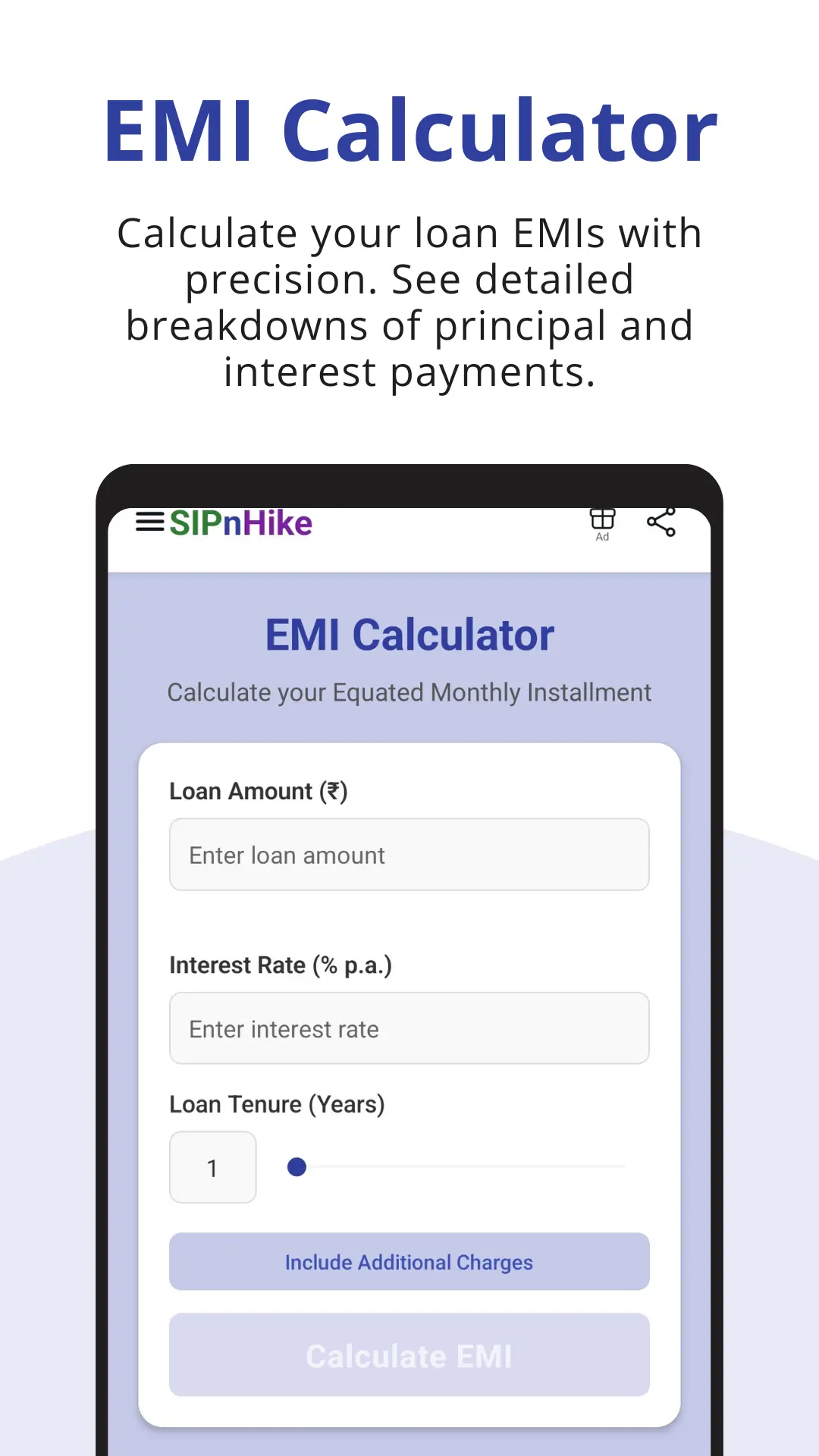 Screenshot 7 of SIPnHike – AI Financial Calculator