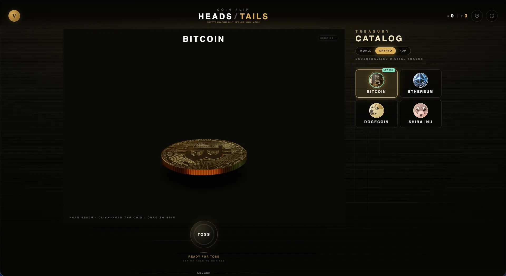 Screenshot 3 of Realistic 3D Coin Flip