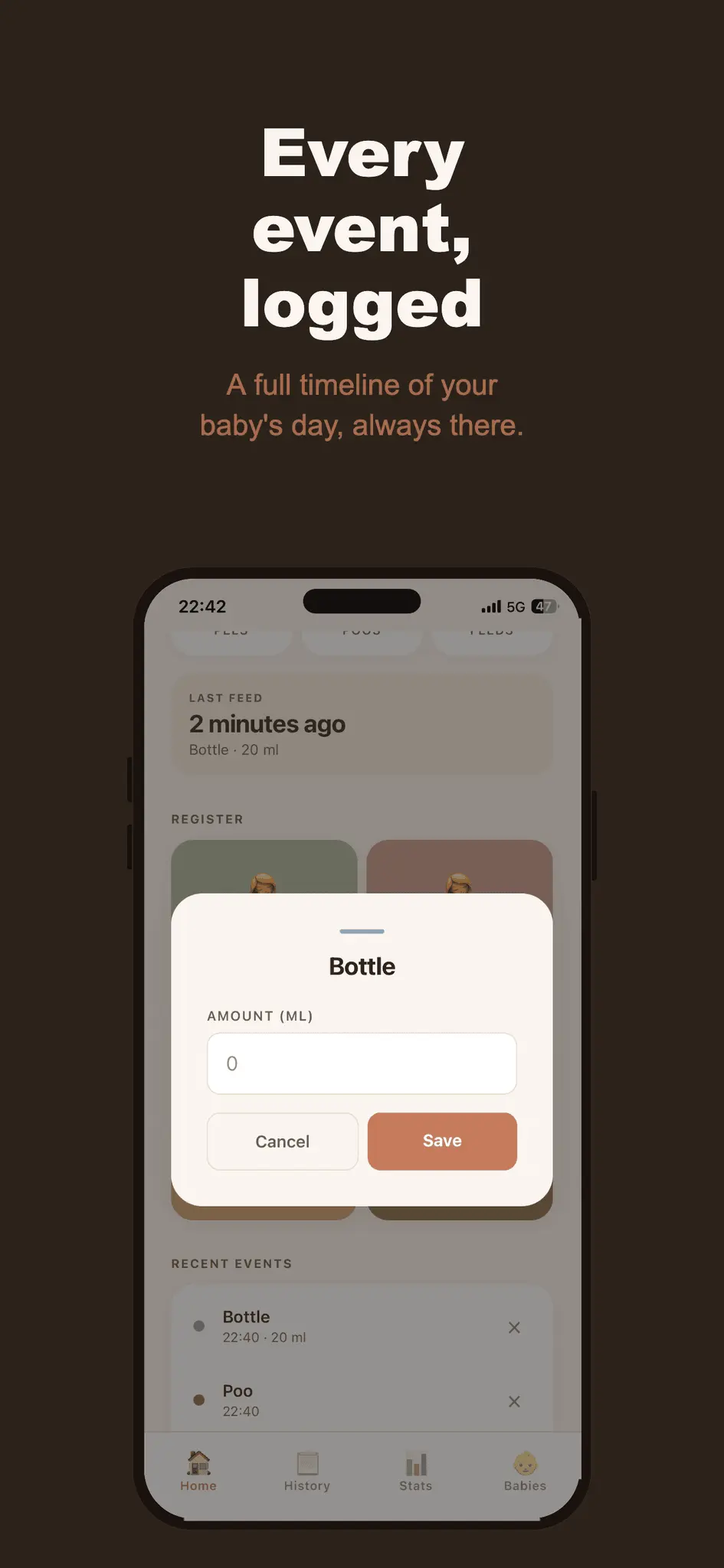 Screenshot 4 of Tomi: Baby Tracker