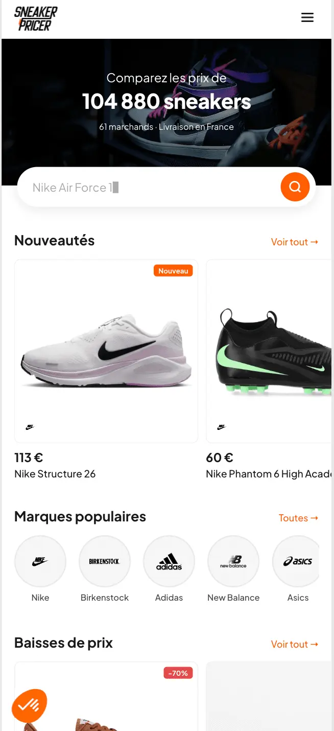 Screenshot 1 of Sneakerpricer