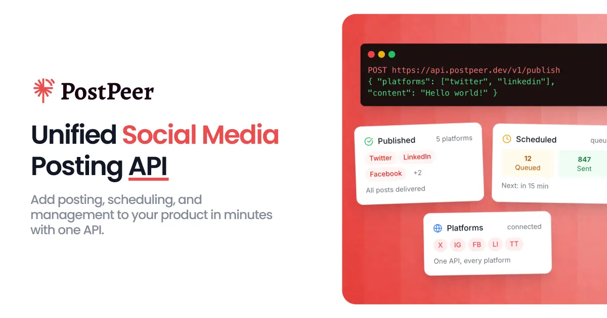 Screenshot 1 of PostPeer
