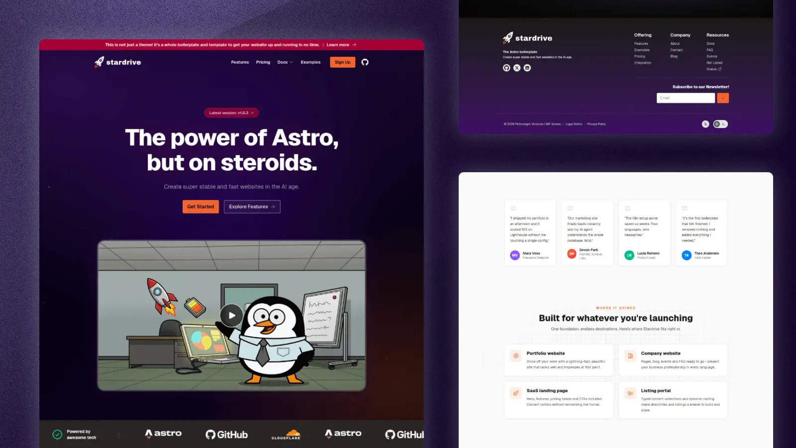Screenshot 1 of Astro Stardrive Boilerplate