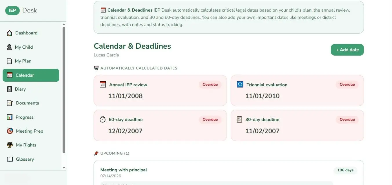 Screenshot 4 of IEP Desk
