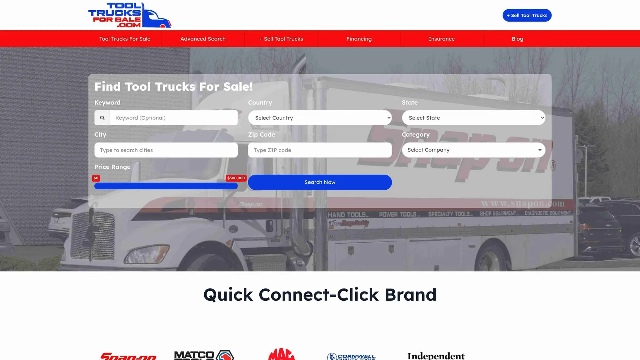 Screenshot 1 of ToolTrucksForSale