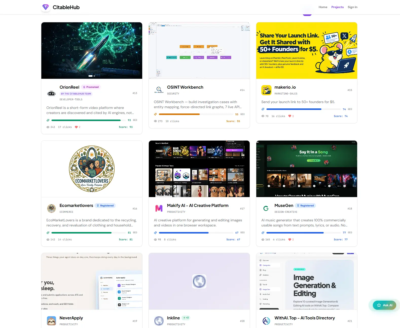 Screenshot 3 of CitableHub