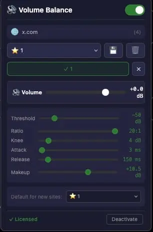 Screenshot 1 of Volume Balance