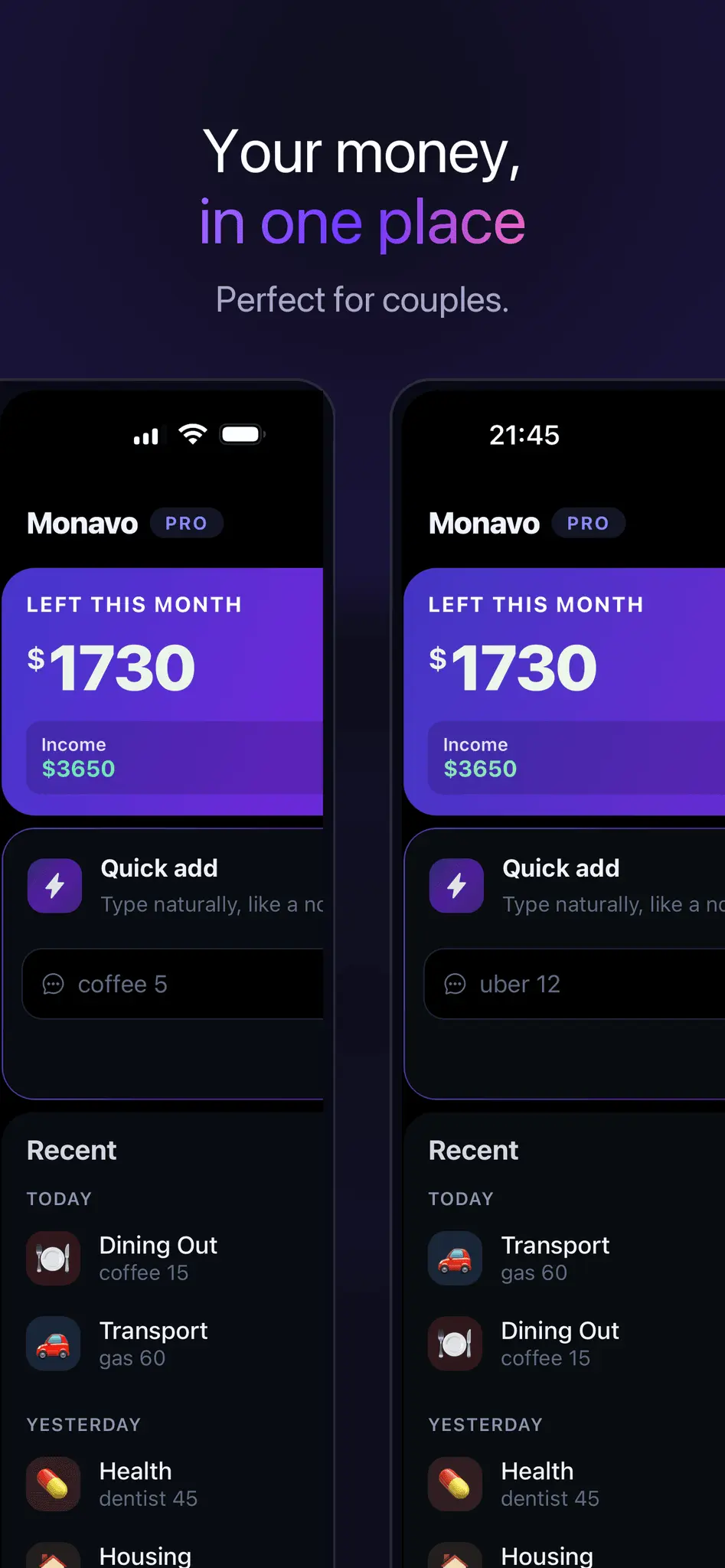 Screenshot 4 of Monavo - Expense Tracker