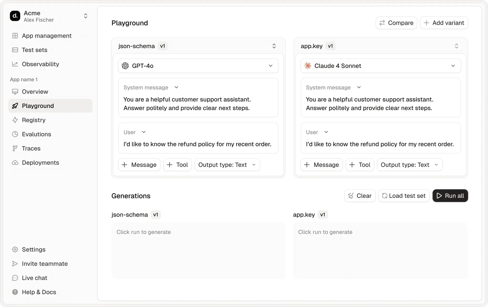 Screenshot 2 of Agenta