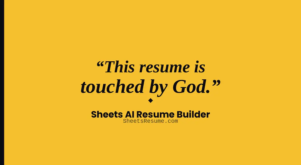 Screenshot 2 of Sheets Resume Builder