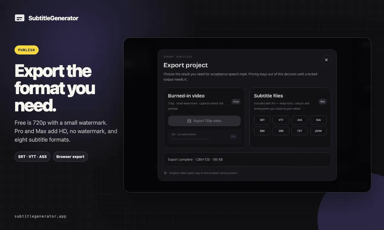 Screenshot 8 of SubtitleGenerator
