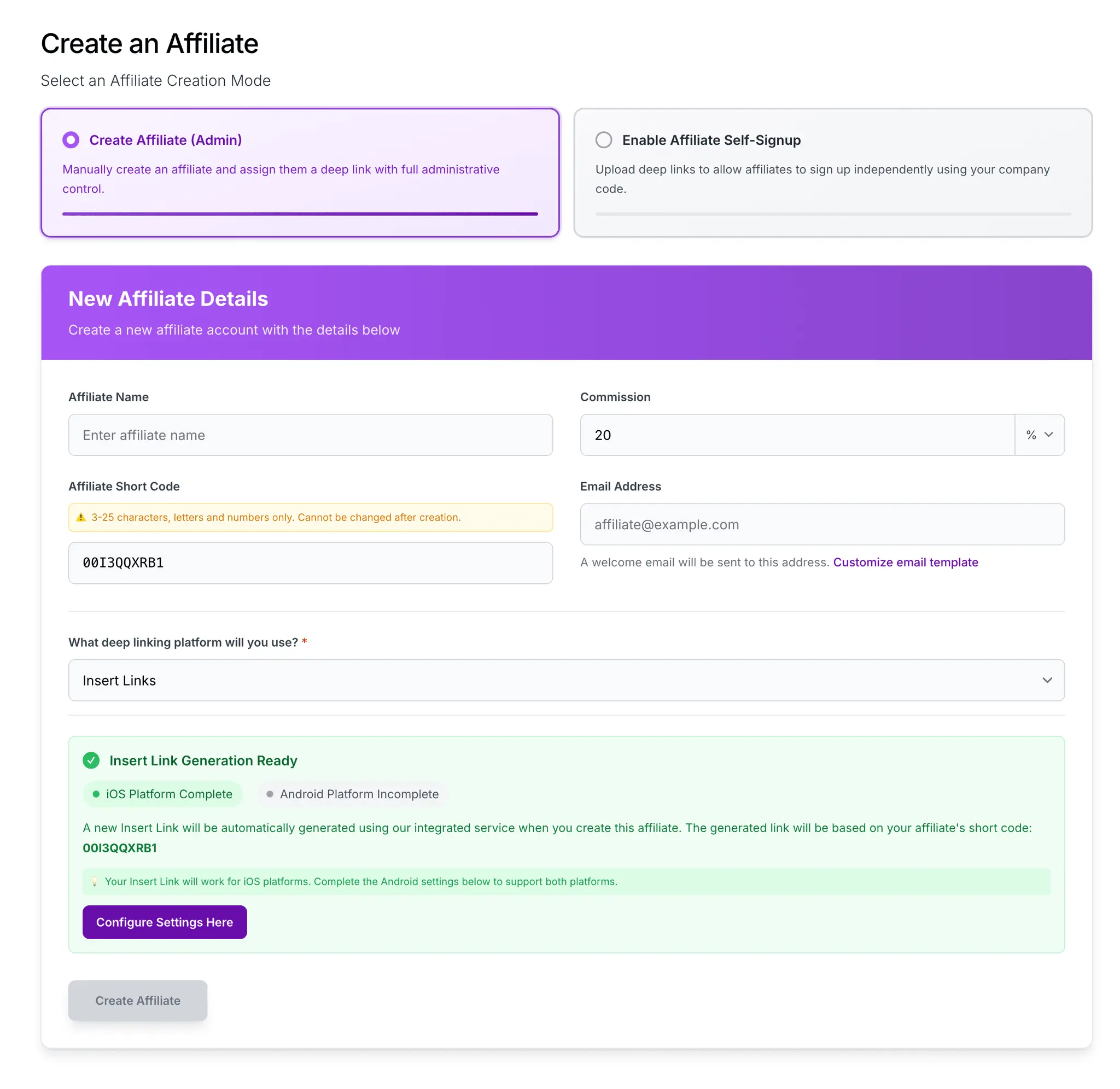Screenshot 2 of Insert Affiliate