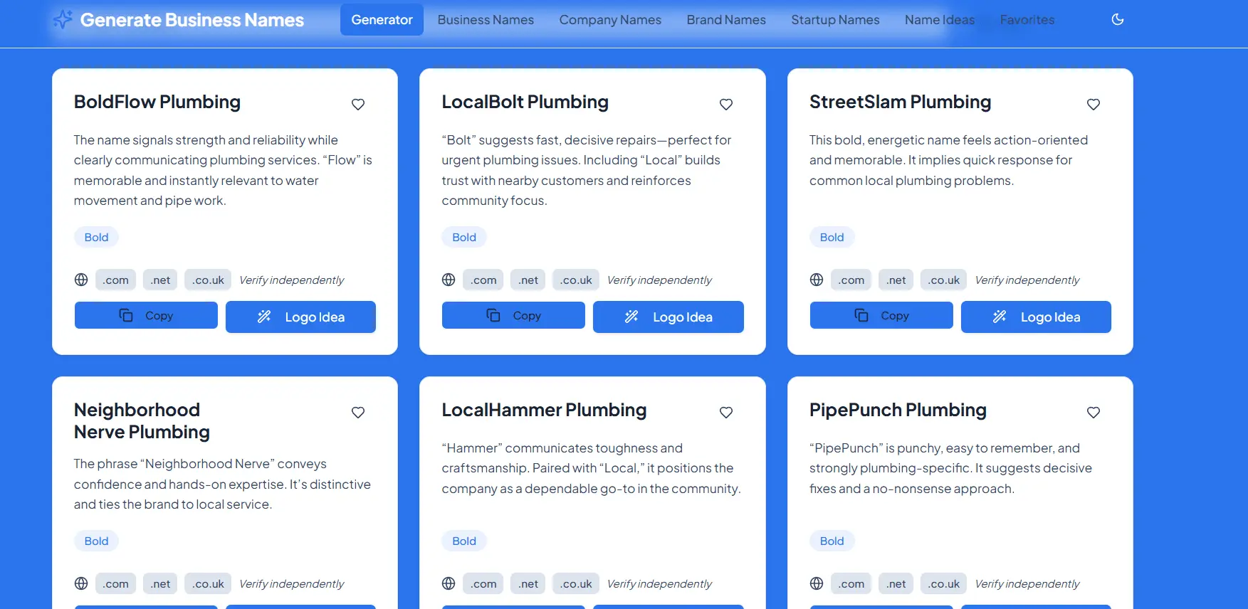 Screenshot 3 of Generate Business Names