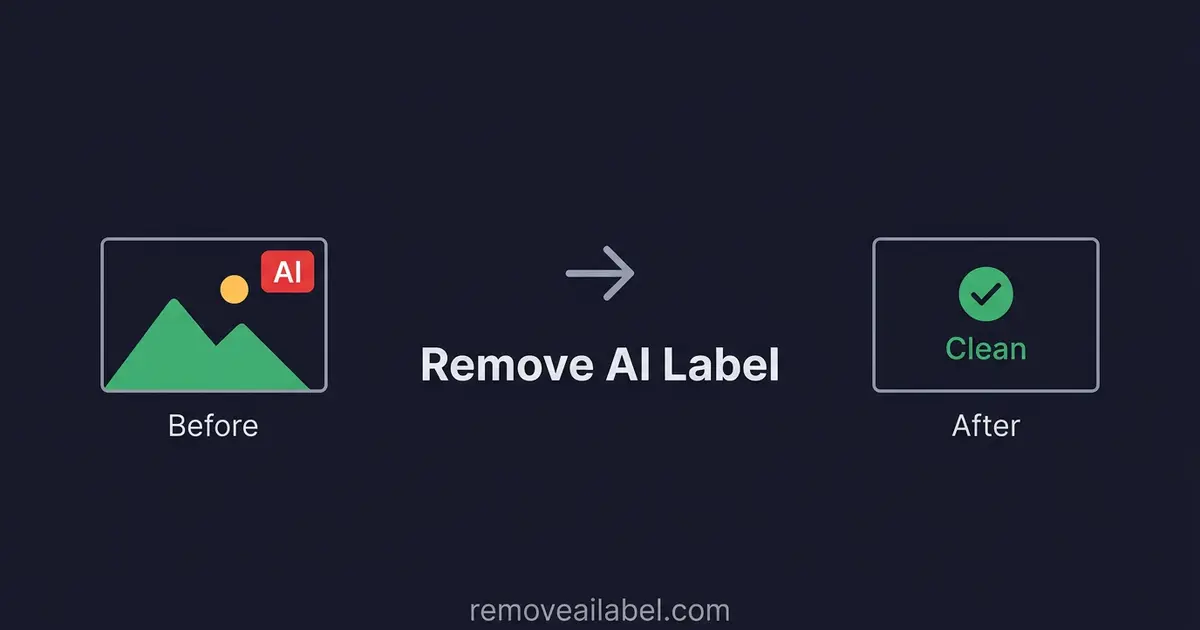 Screenshot 1 of Remove AI Label