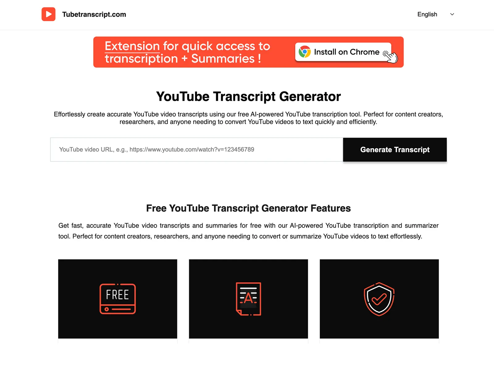 Screenshot 2 of Tubetranscript
