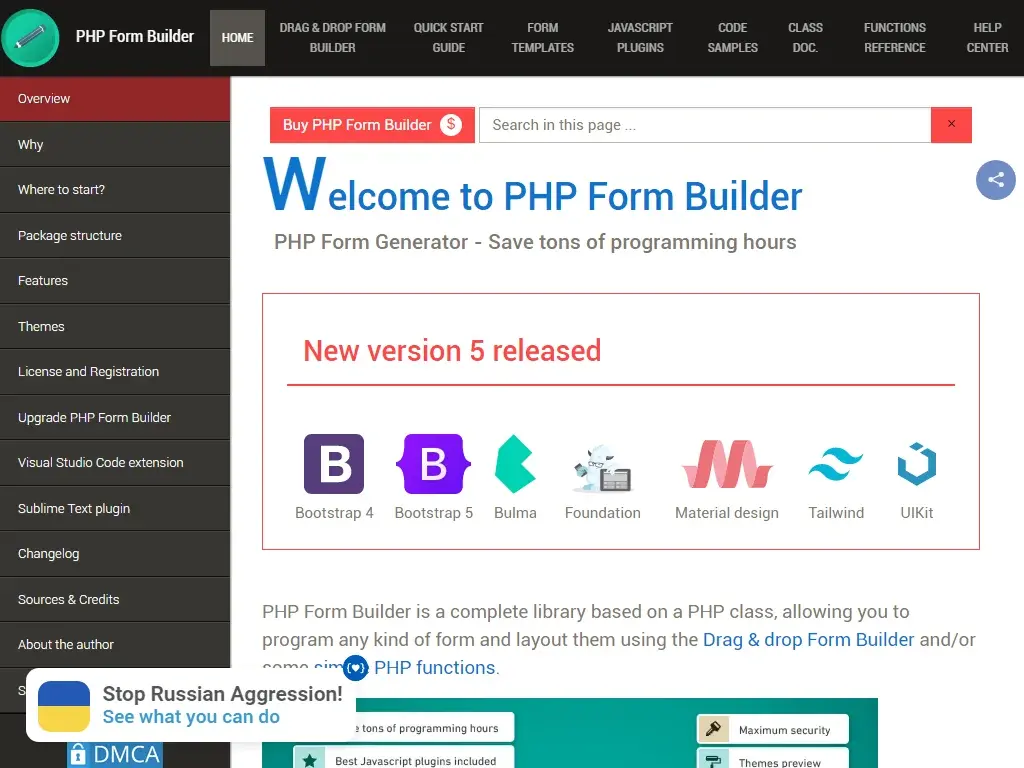 Screenshot 1 of PHP Form Builder