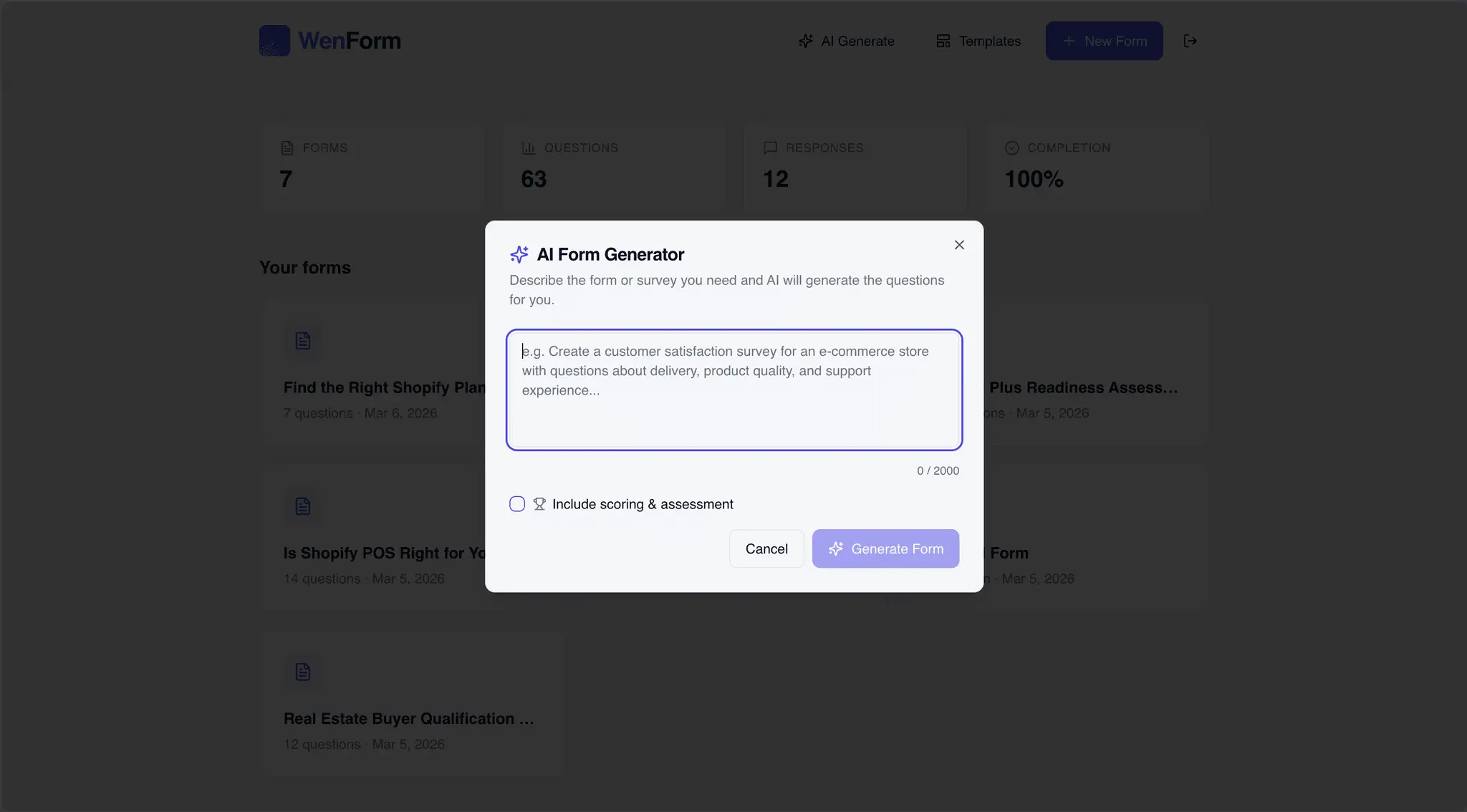 Screenshot 2 of Wenform
