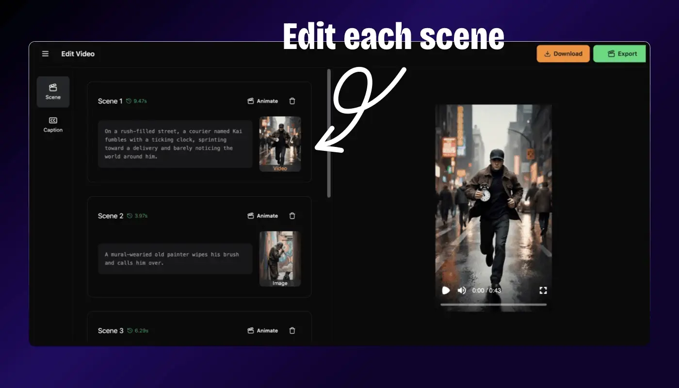 Screenshot 2 of AI Story Video Generator