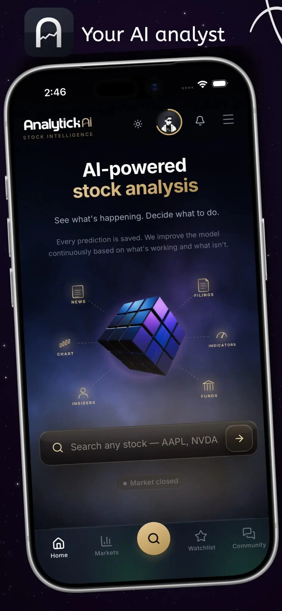 Screenshot 1 of Analytick AI