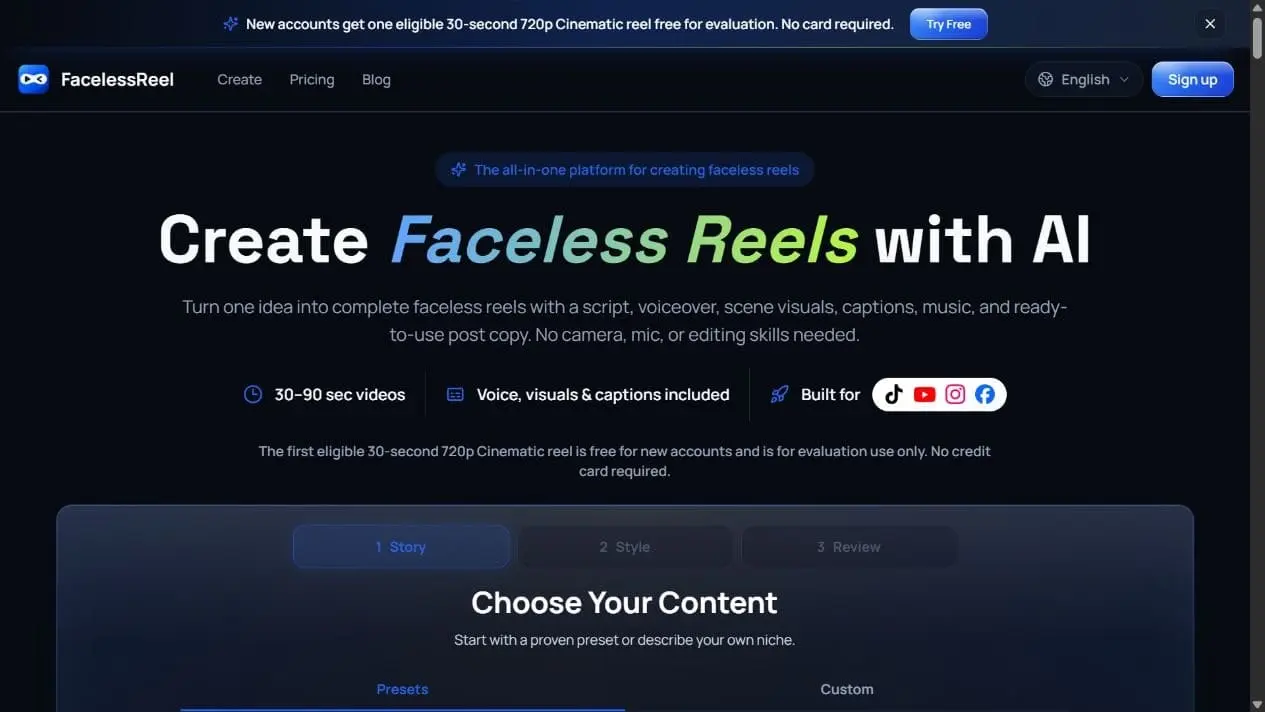 Screenshot 2 of FacelessReel