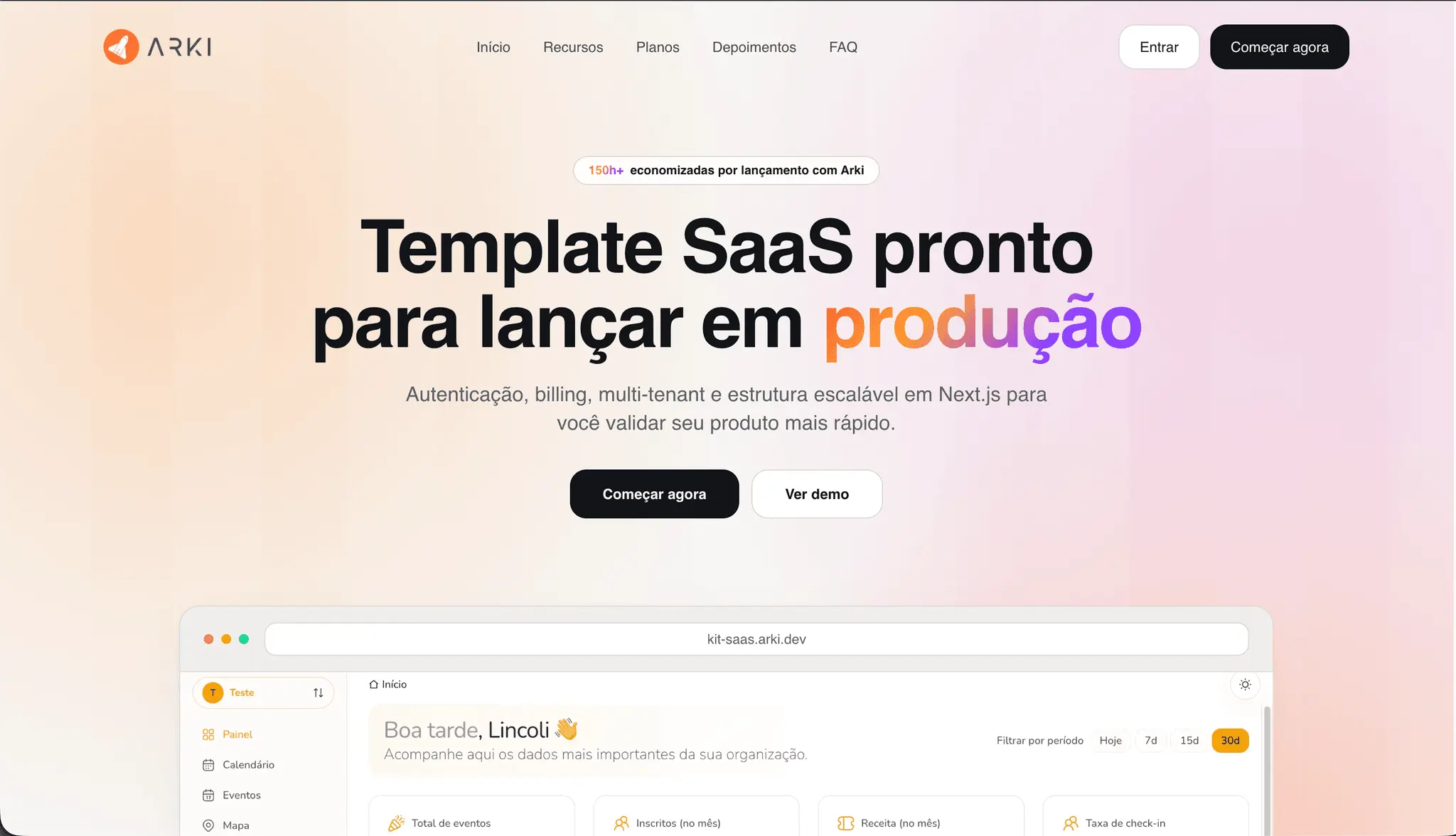Screenshot 4 of Arki Foundation SaaS Kit