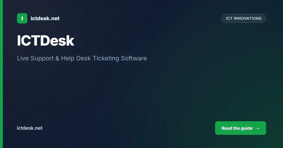Screenshot 1 of ICTDesk