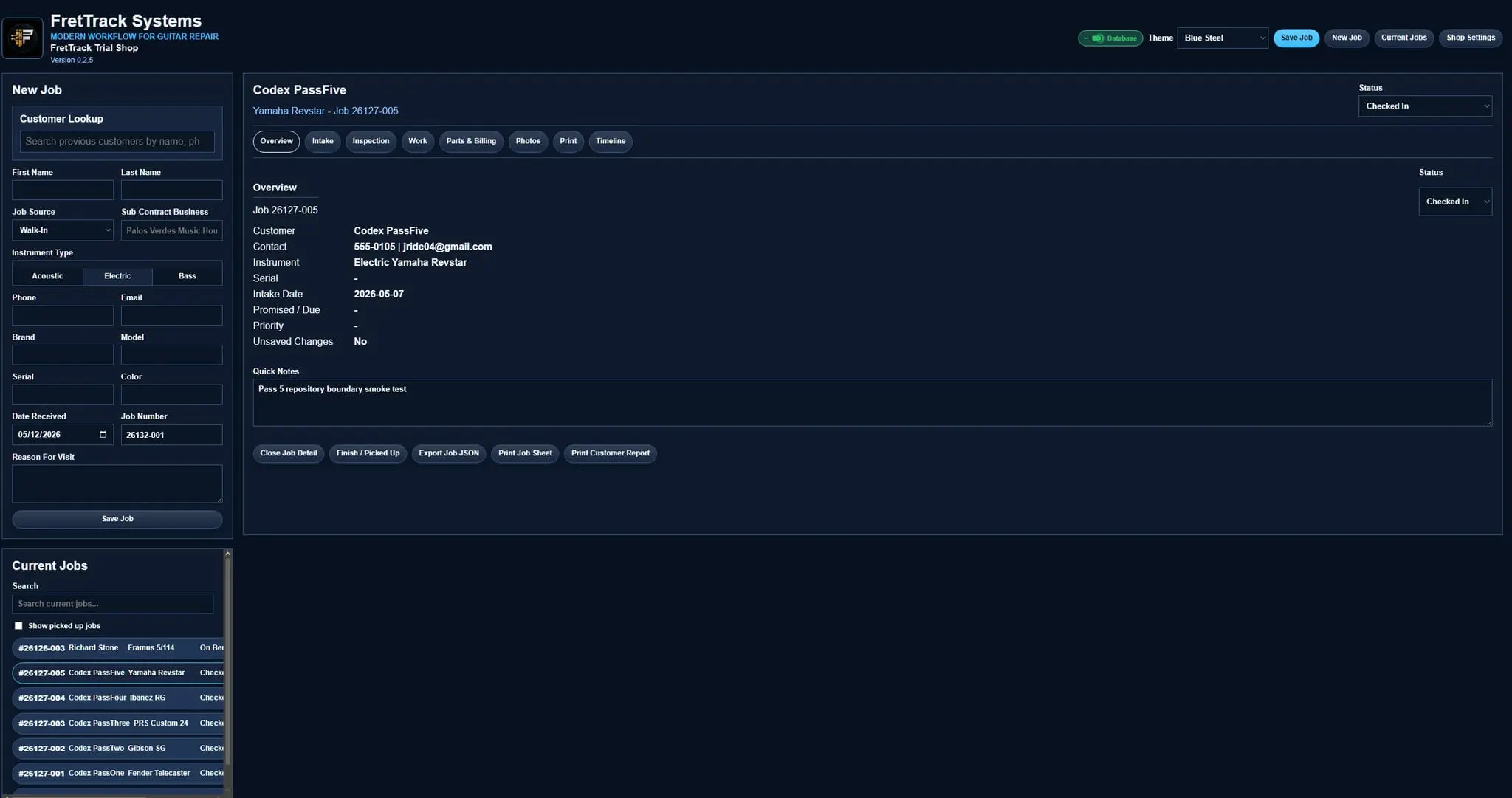 Screenshot 1 of FretTrack